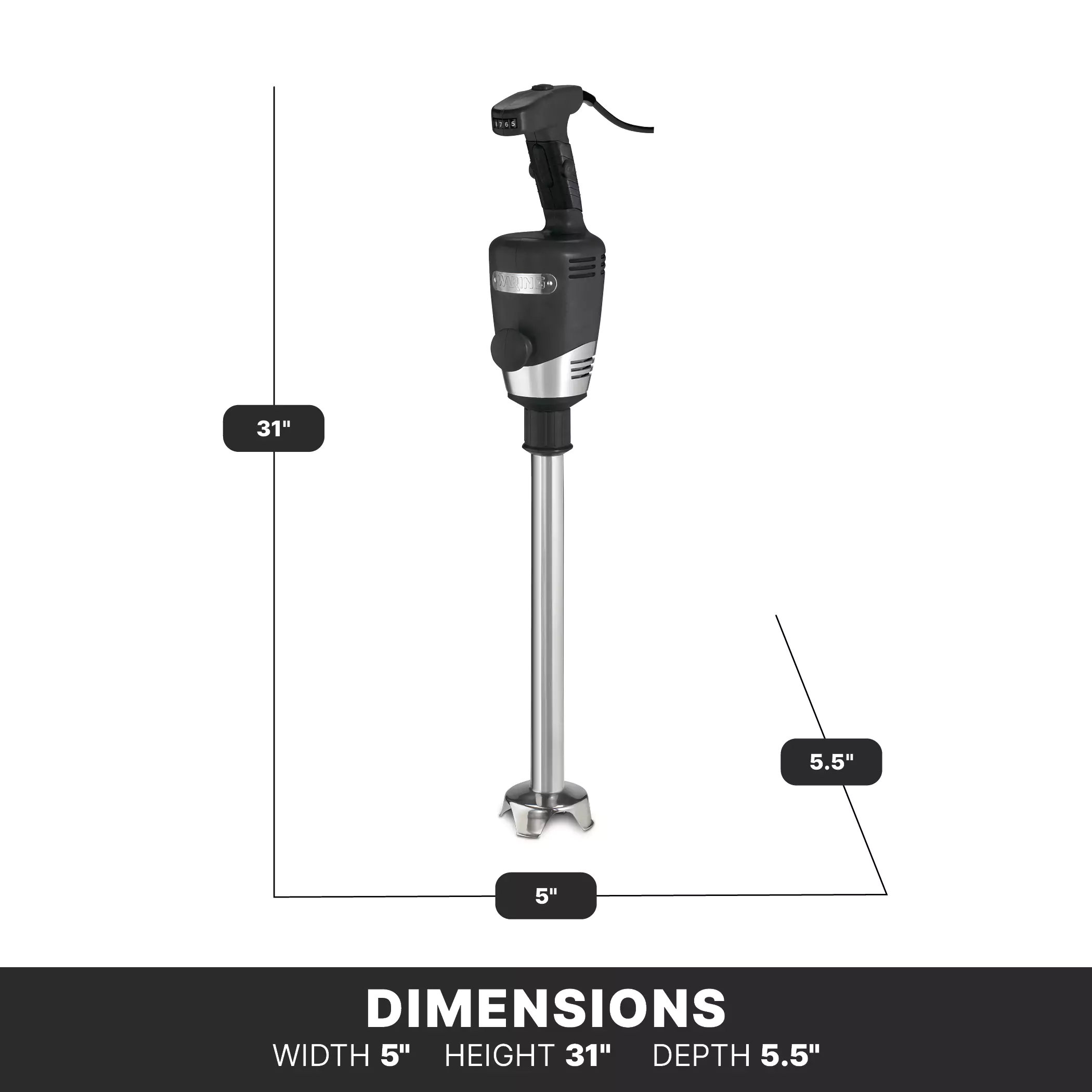 16" Heavy-Duty Big Stik Immersion Blender